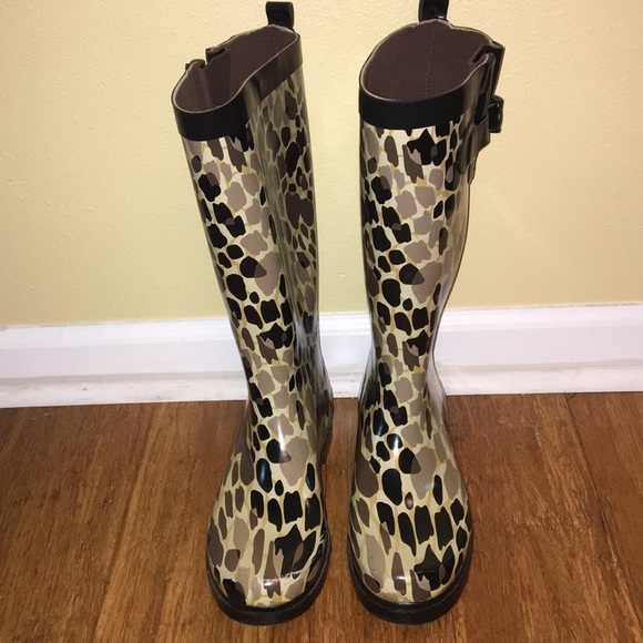 Girafge Pattern Capelli Rain Boots size 8 - Picture 2 of 4